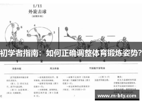 初学者指南：如何正确调整体育锻炼姿势？